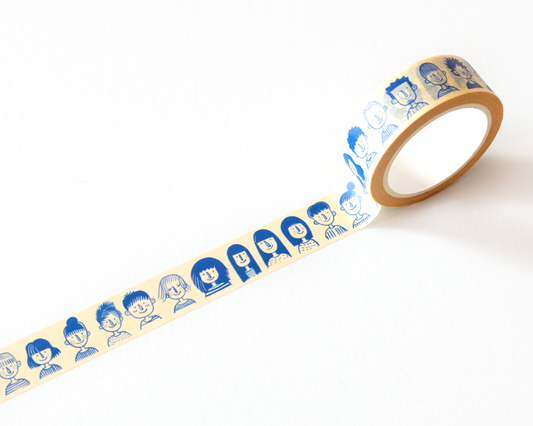 Ruban Washi - Visages Illustrés | RIPPLESPLASH