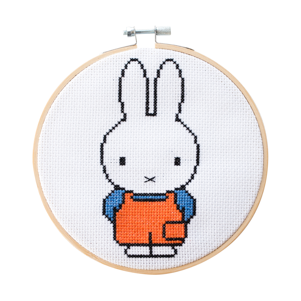 Kit de point de croix - Miffy en salopette | Cotton Clara x MIFFY