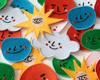 Patch thermocollant Cœur Souriant - RippleSplash