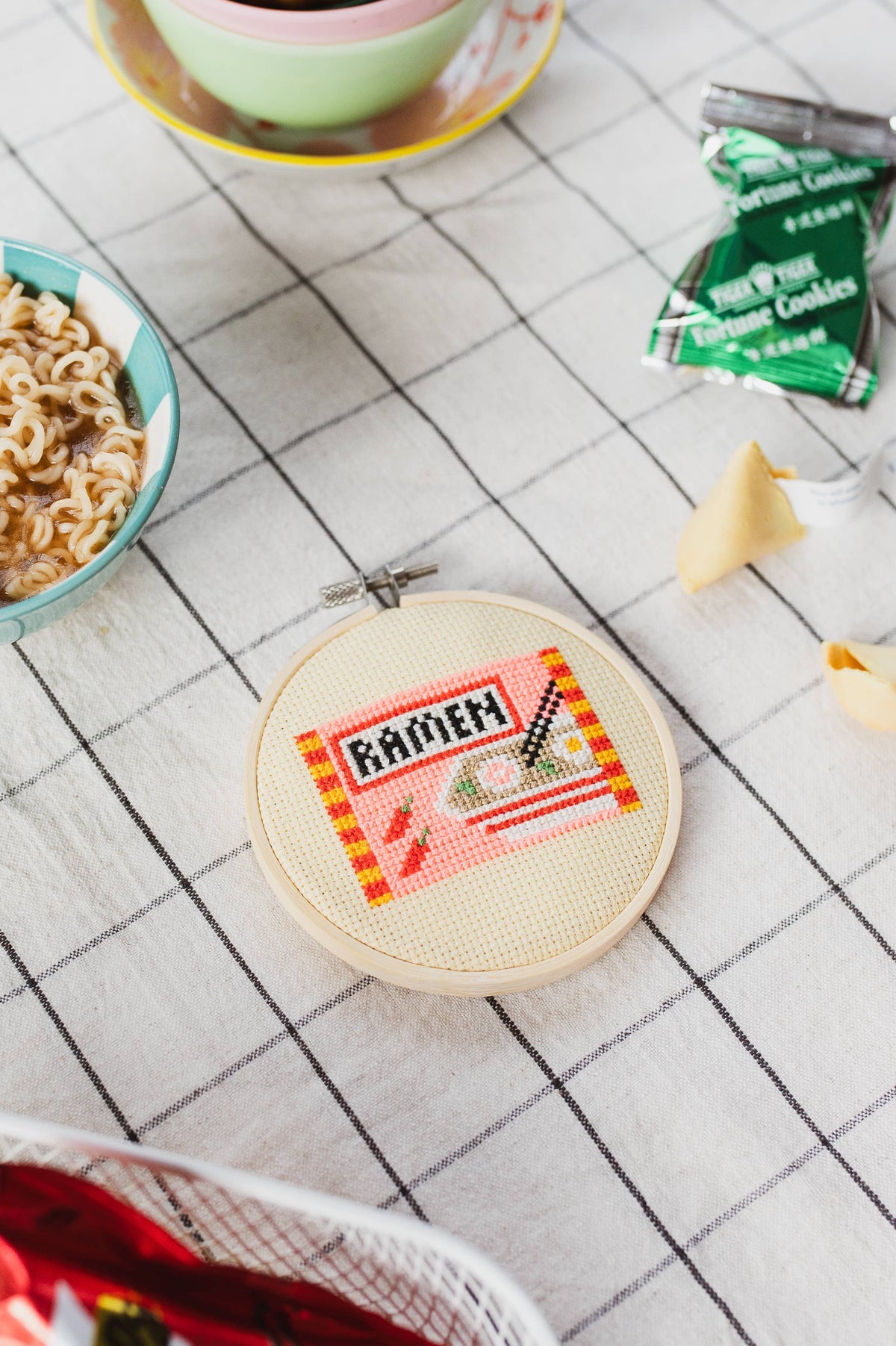 Kit de point de croix - Ramen | Cotton Clara