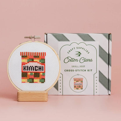 Kit de point de croix - Kimchi | Cotton Clara