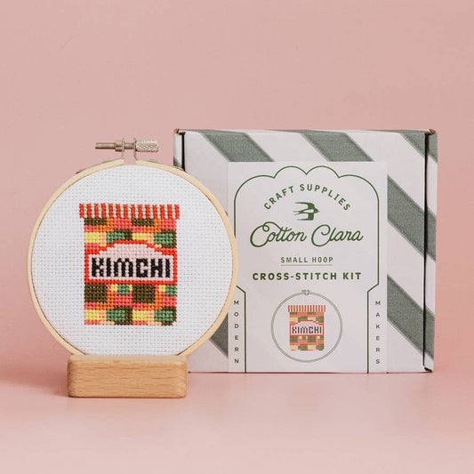 Kit de point de croix - Kimchi | Cotton Clara
