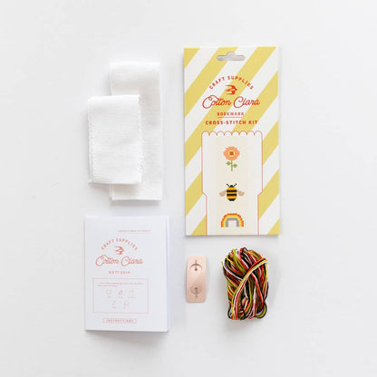 Counted Cross Stitch Bookmark Kit for Beginners
