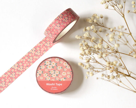 Ruban Washi - Floral Rose Blush | RIPPLESPLASH