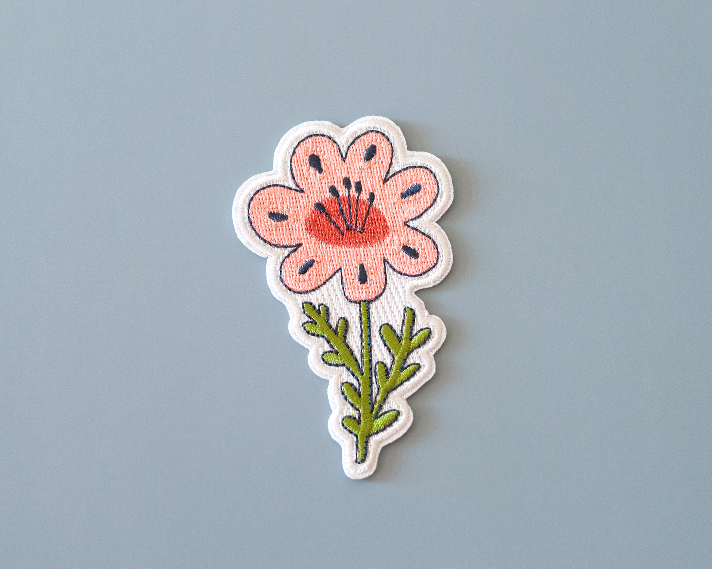 Patch thermocollant Fleur Rose - RippleSplash