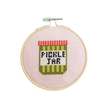 Kit de point de croix - Cornichons | Cotton Clara