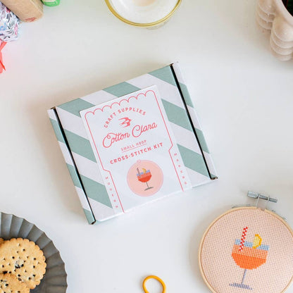 Kit de point de croix - Cocktail Spritz | Cotton Clara