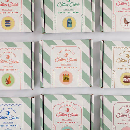 Kit de point de croix - Pigeon | Cotton Clara