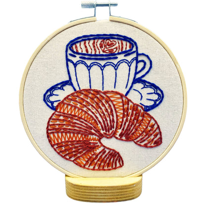 Complete Croissant Embroidery Kit