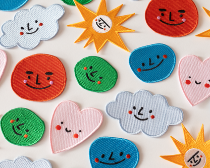 Patch thermocollant Cœur Souriant - RippleSplash