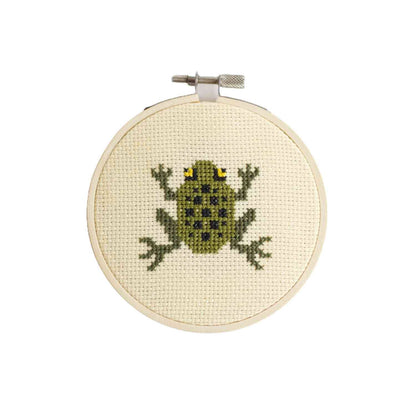 Kit de point de croix - Grenouille | Cotton Clara