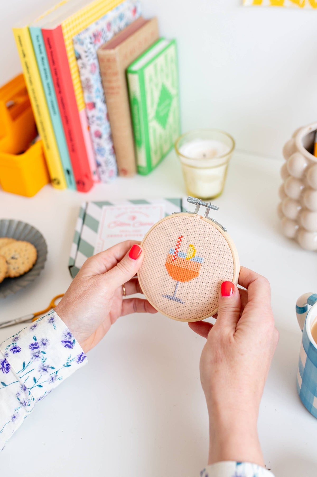 Kit de point de croix - Cocktail Spritz | Cotton Clara