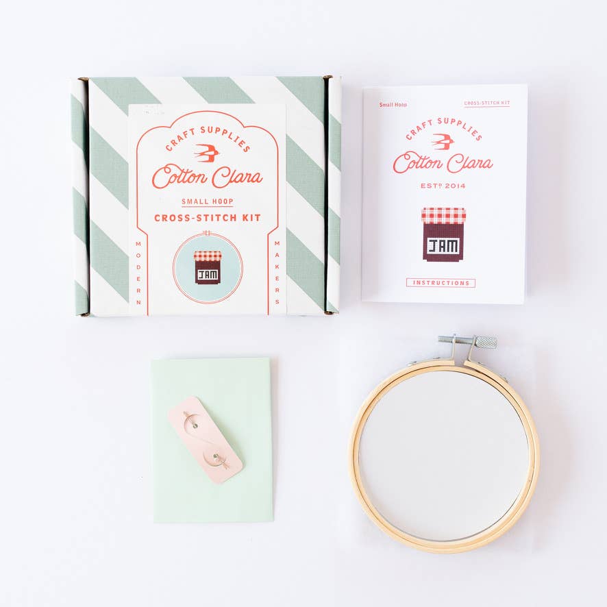 Kit de point de croix - Confiture | Cotton Clara