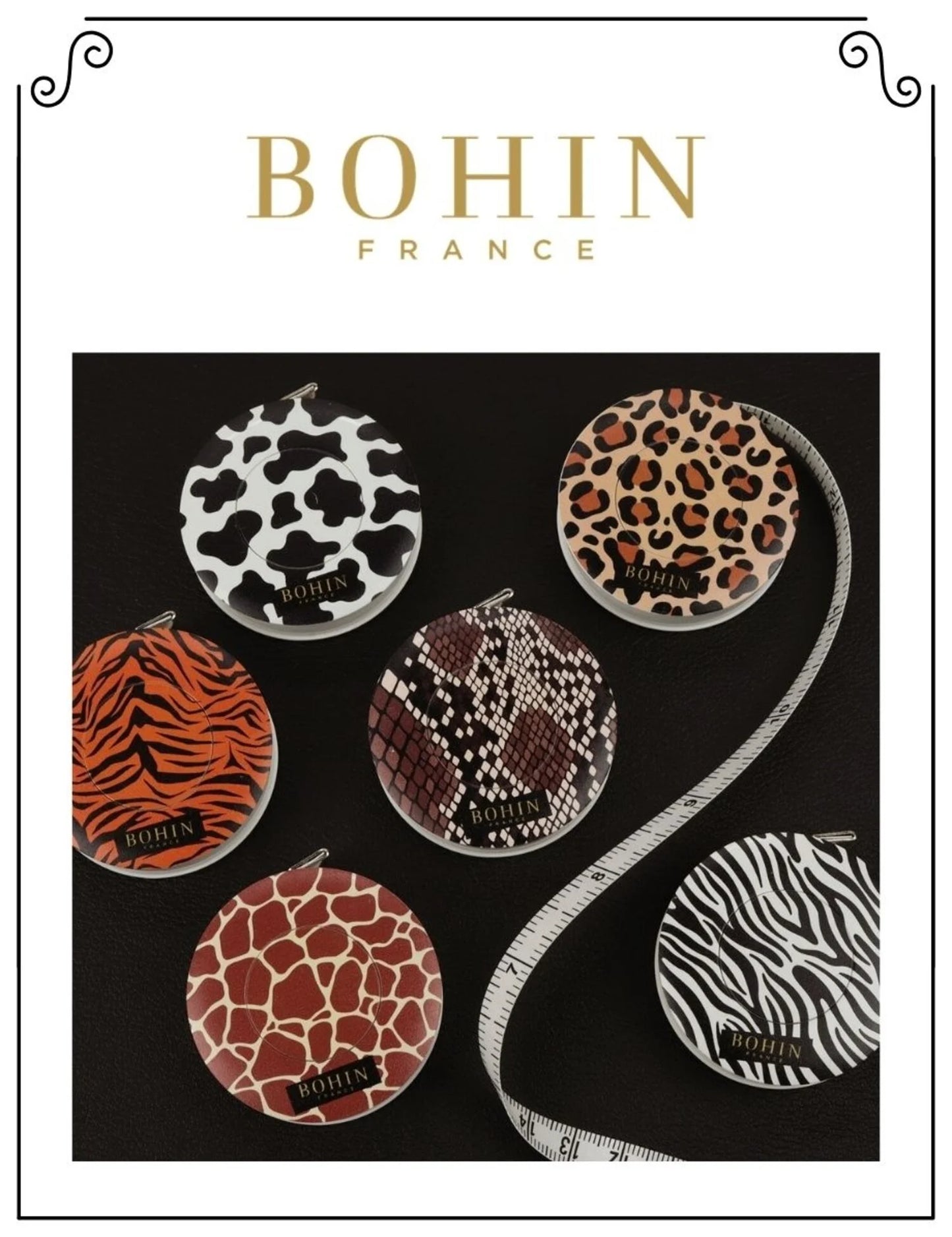 Retractable Tape Measure - Bohin Animals