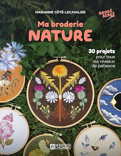 My nature embroidery - Tightly embroidered