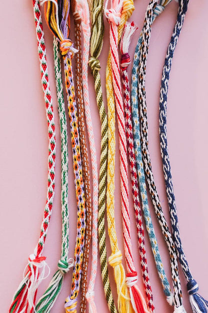 Kit de bracelets d'amitié Kumihimo | Cotton Clara