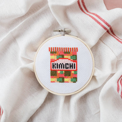 Kit de point de croix - Kimchi | Cotton Clara