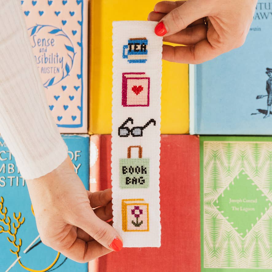 Counted Cross Stitch Bookmark Kit for Beginners