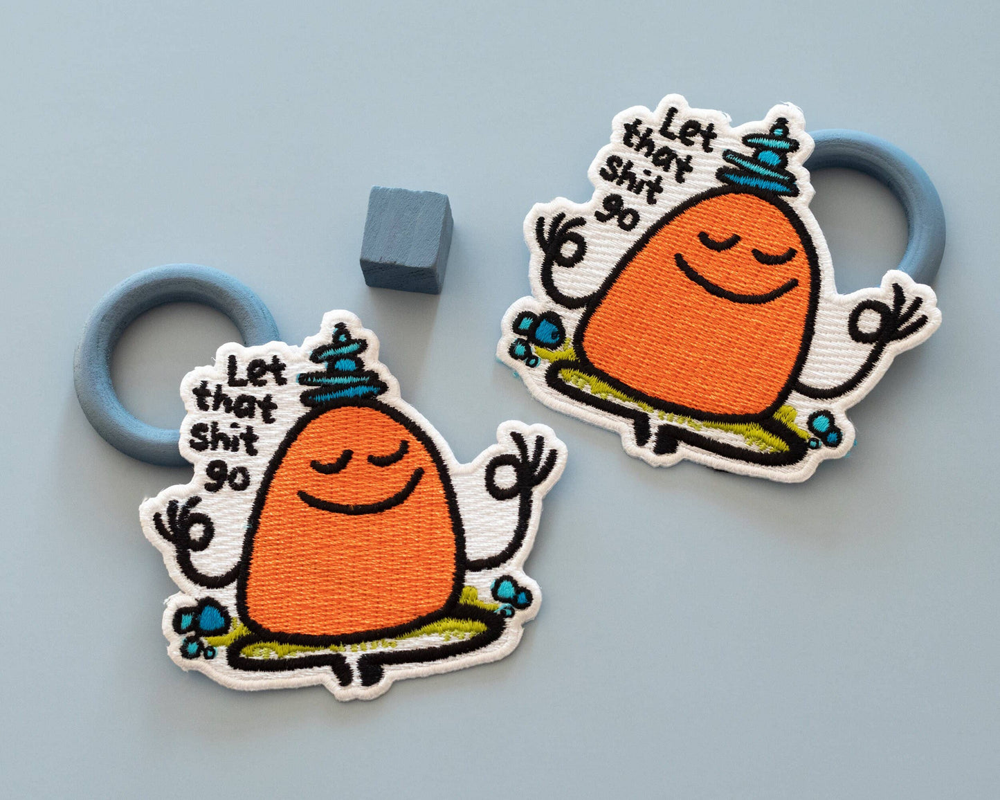 Patch thermocollant «Let That Shit Go» - RippleSplash