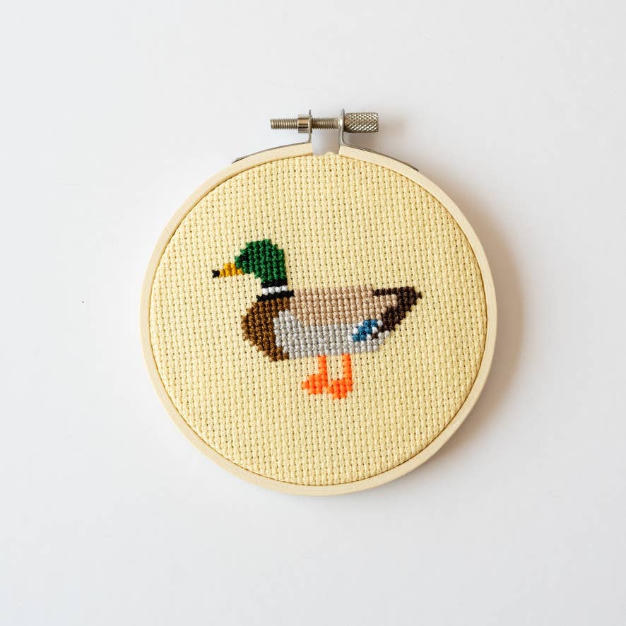 Kit de point de croix - Canard  | Cotton Clara