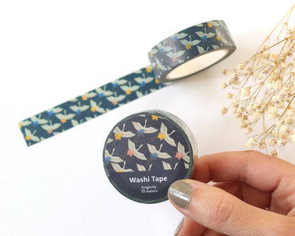 Ruban Washi Oiseaux Volants