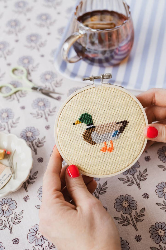 Kit de point de croix - Canard  | Cotton Clara