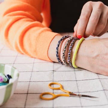 Kit de bracelets d'amitié Kumihimo | Cotton Clara