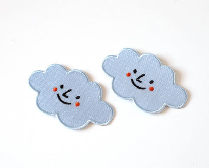 Happy Cloud Iron-on Patch - RippleSplash