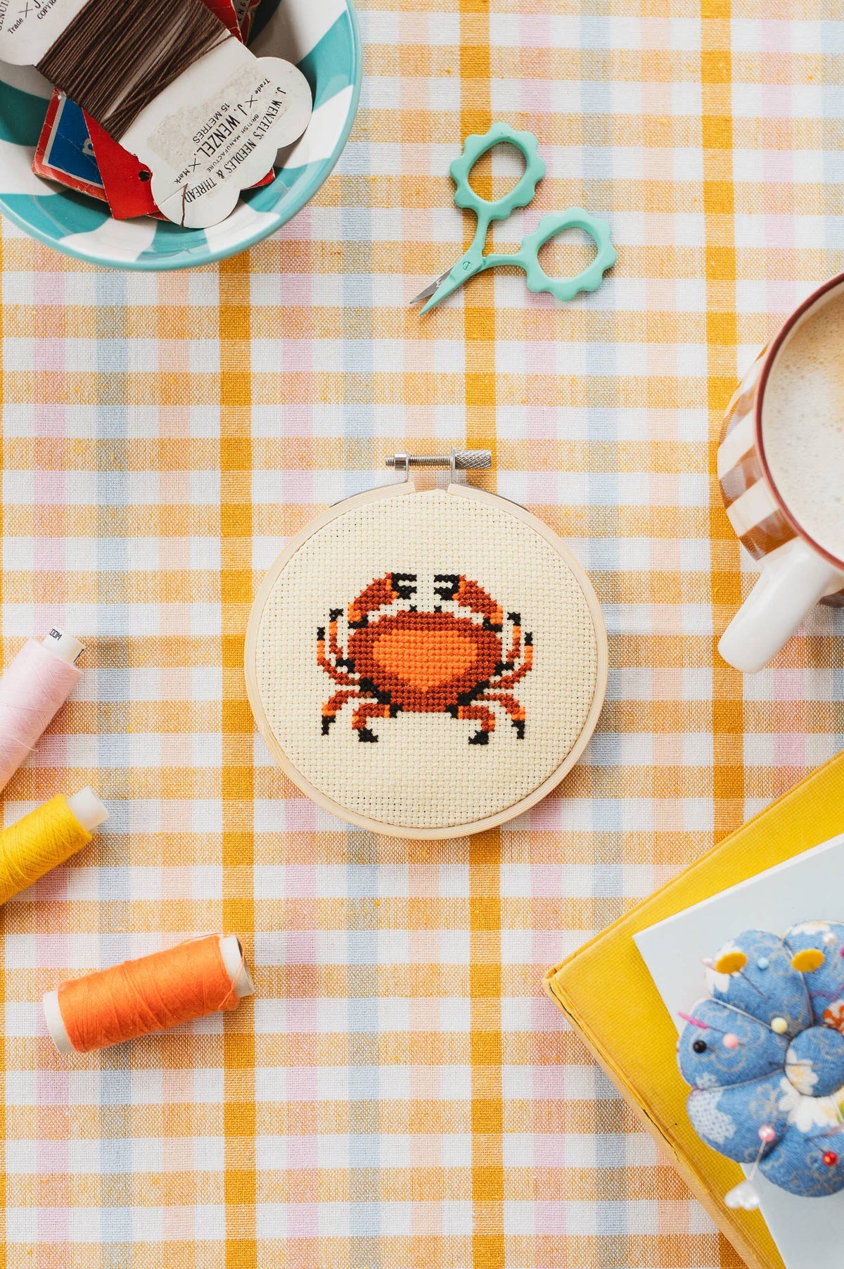 Kit de point de croix - Crabe | Cotton Clara