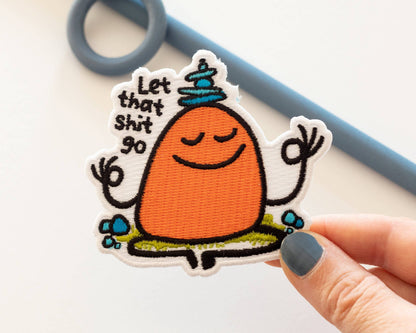 Patch thermocollant «Let That Shit Go» - RippleSplash