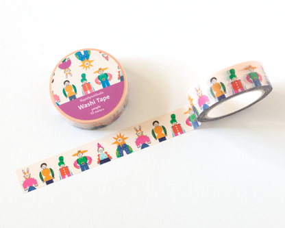 Ruban Washi Personnes Fantaisistes