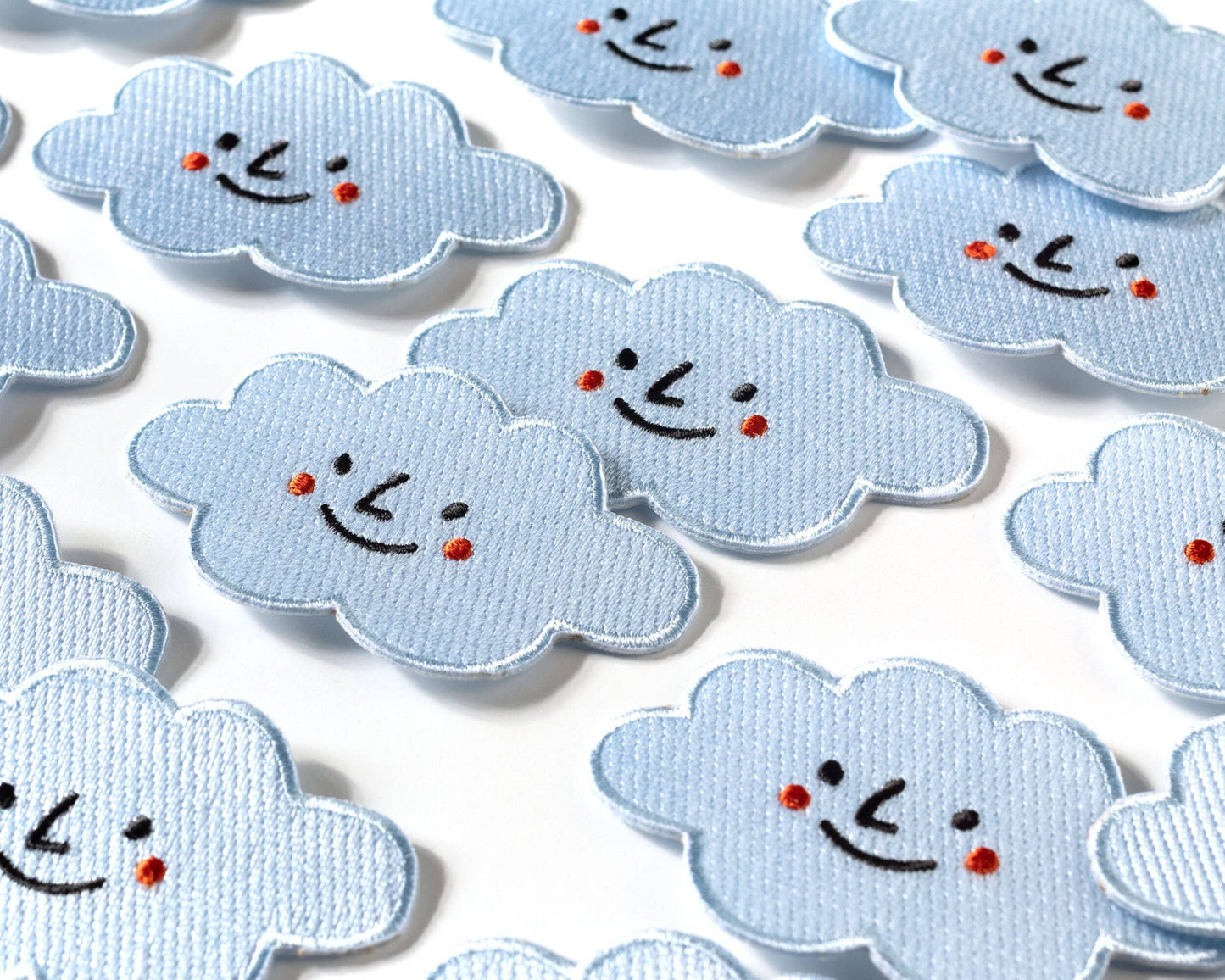 Happy Cloud Iron-on Patch - RippleSplash