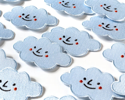 Happy Cloud Iron-on Patch - RippleSplash