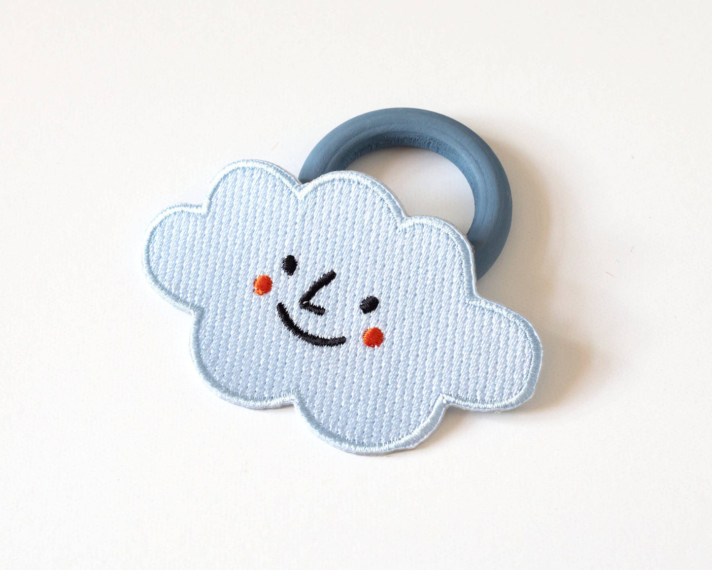Happy Cloud Iron-on Patch - RippleSplash