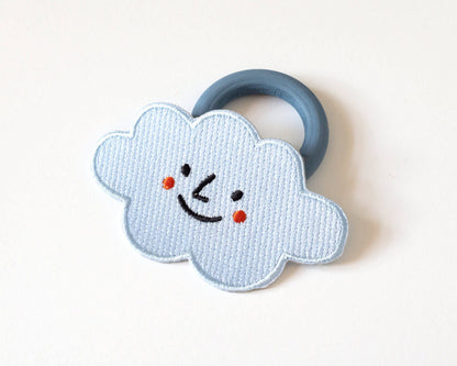 Happy Cloud Iron-on Patch - RippleSplash