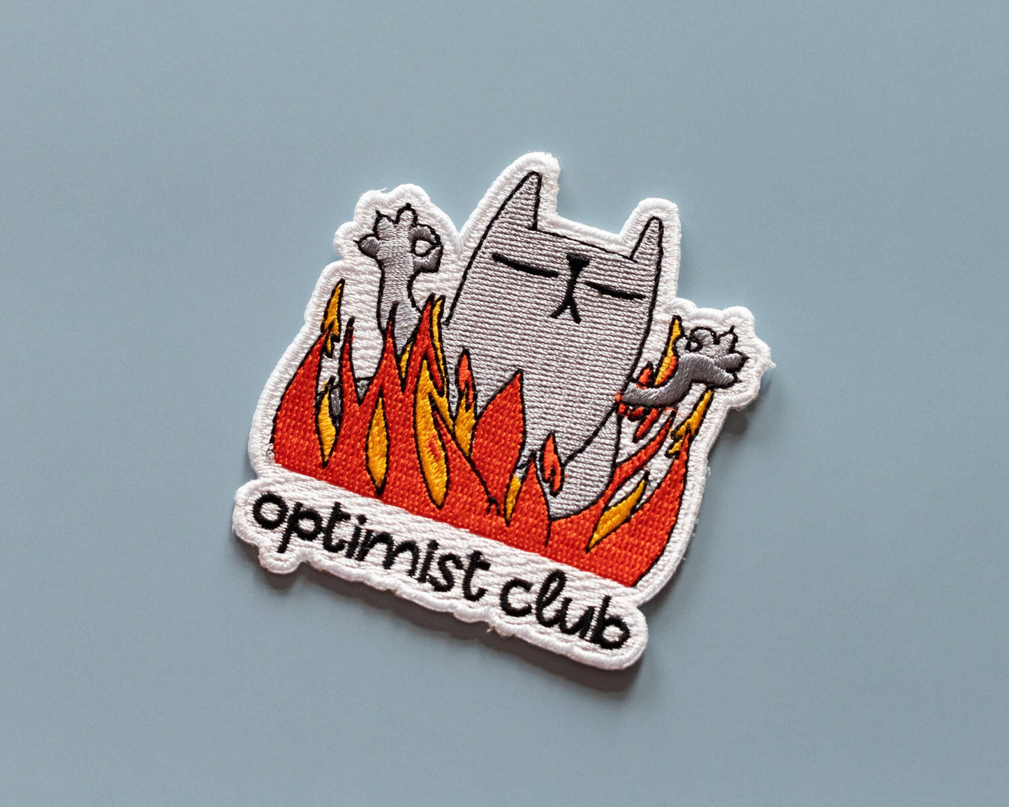 Patch thermocollant Optimist Club Cat - RippleSplash