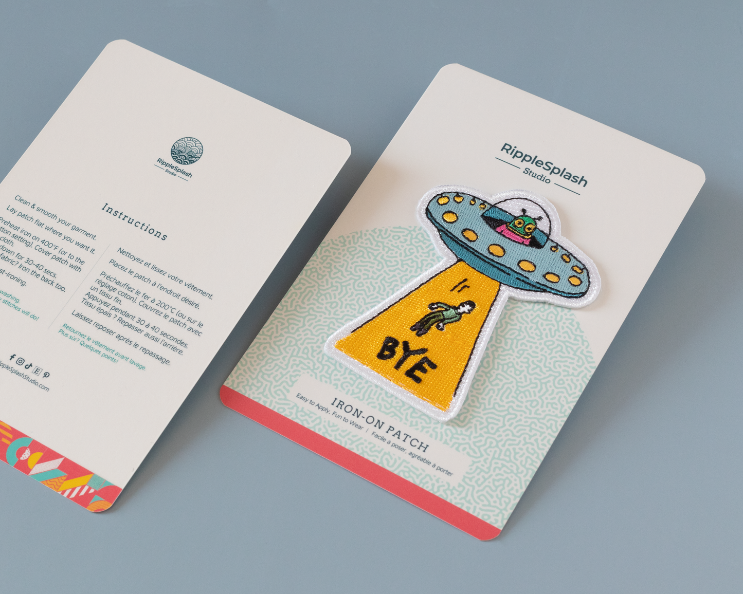 Patch thermocollant UFO Bye - RippleSplash