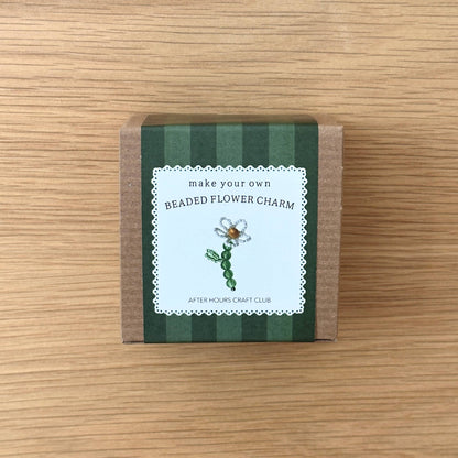 Kit de création de breloque fleur en perles