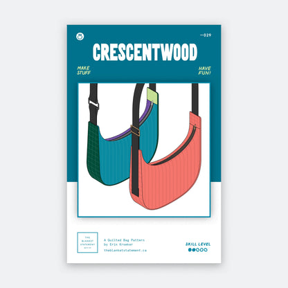 Patron de Sac Matelassé Crescentwood