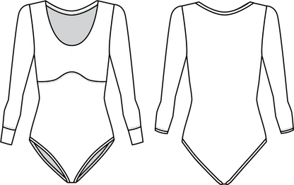 Elysian Bodysuit - Paper pattern - Friday Pattern Company
