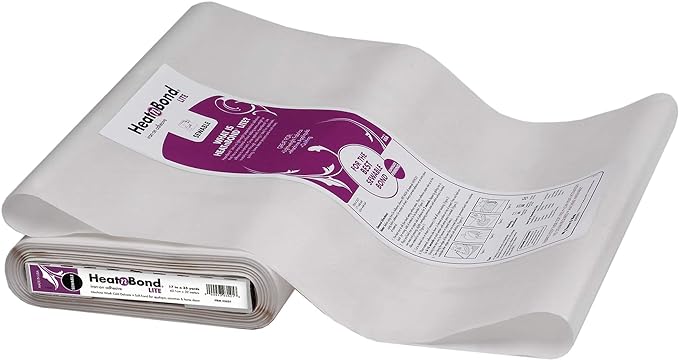 Adhésif thermocollant double face pour appliqué - transparent - HEATNBOND