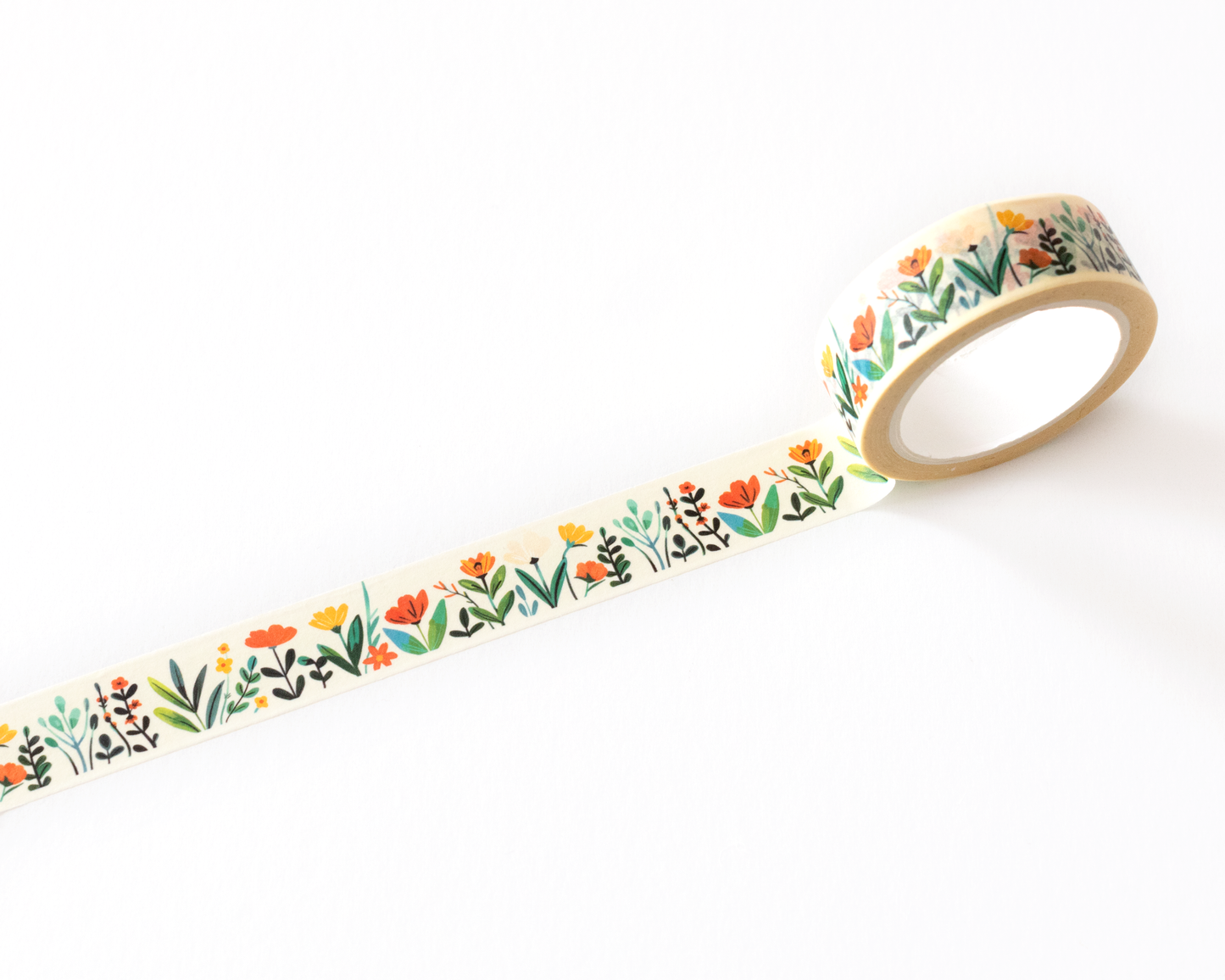 Ruban Washi Botanique Fleurs Sauvages