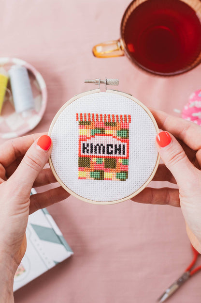 Kit de point de croix - Kimchi | Cotton Clara