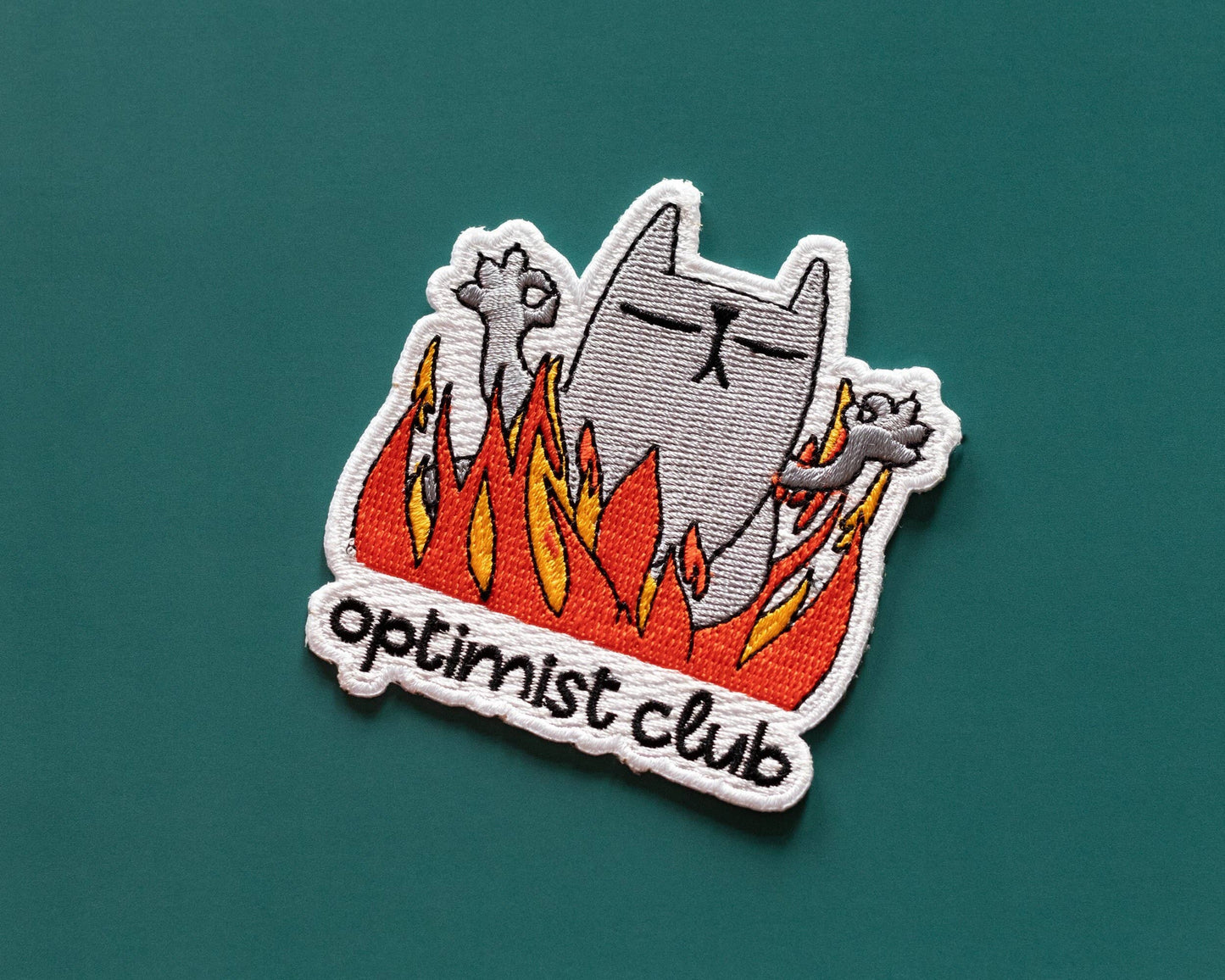 Patch thermocollant Optimist Club Cat - RippleSplash