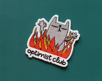 Patch thermocollant Optimist Club Cat - RippleSplash