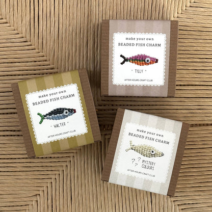 Kit de création de breloque poisson en perles