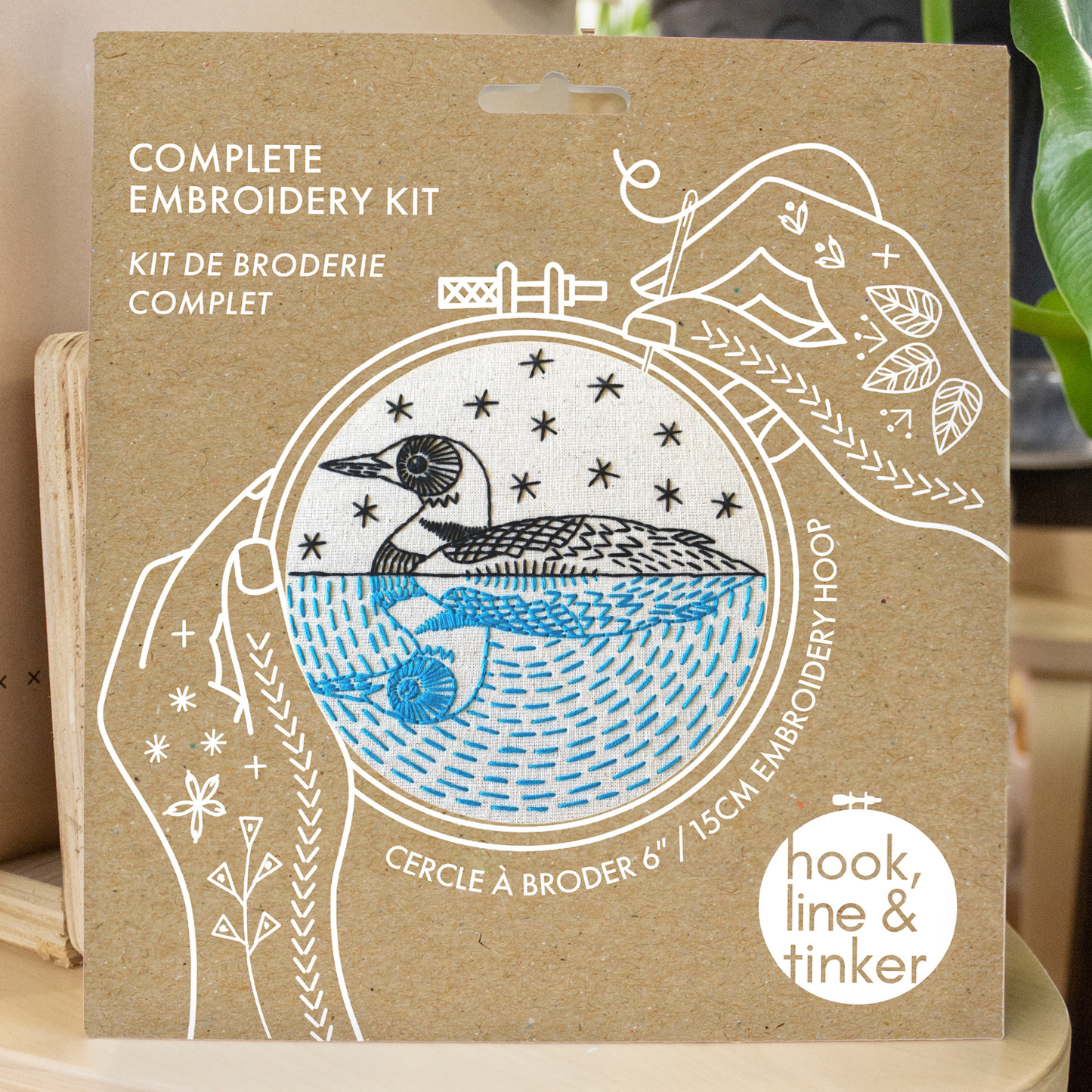 "Loon" Full Embroidery Kit