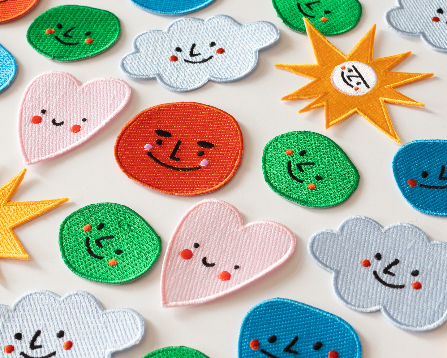 Patch thermocollant Cœur Souriant - RippleSplash