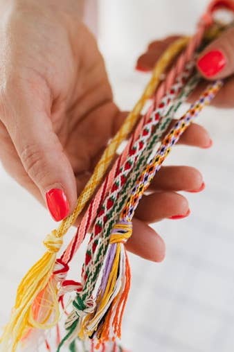 Kit de bracelets d'amitié Kumihimo | Cotton Clara