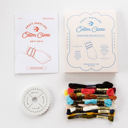 Kit de bracelets d'amitié Kumihimo | Cotton Clara